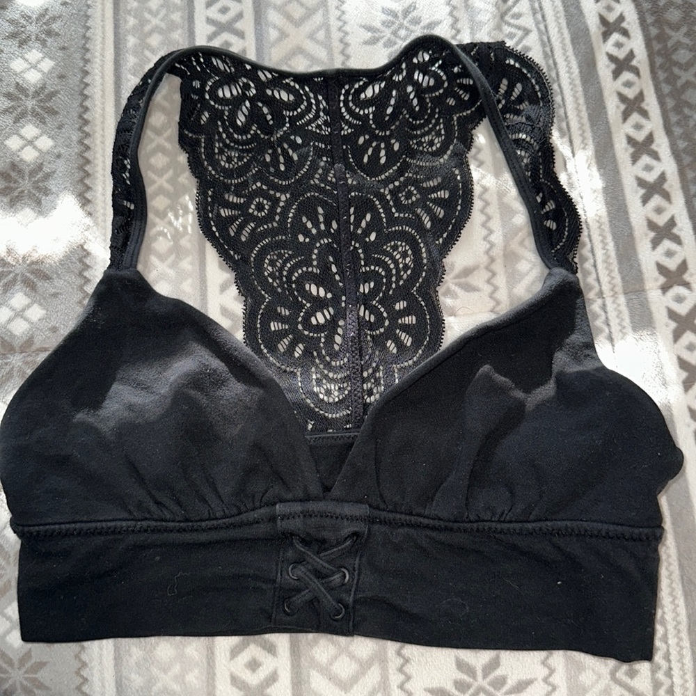 Black bralette